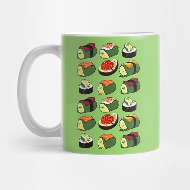 Sushi Avocado by huebucket